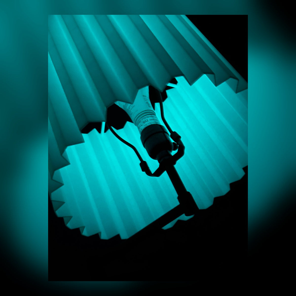 Glow in the dark lamp shade